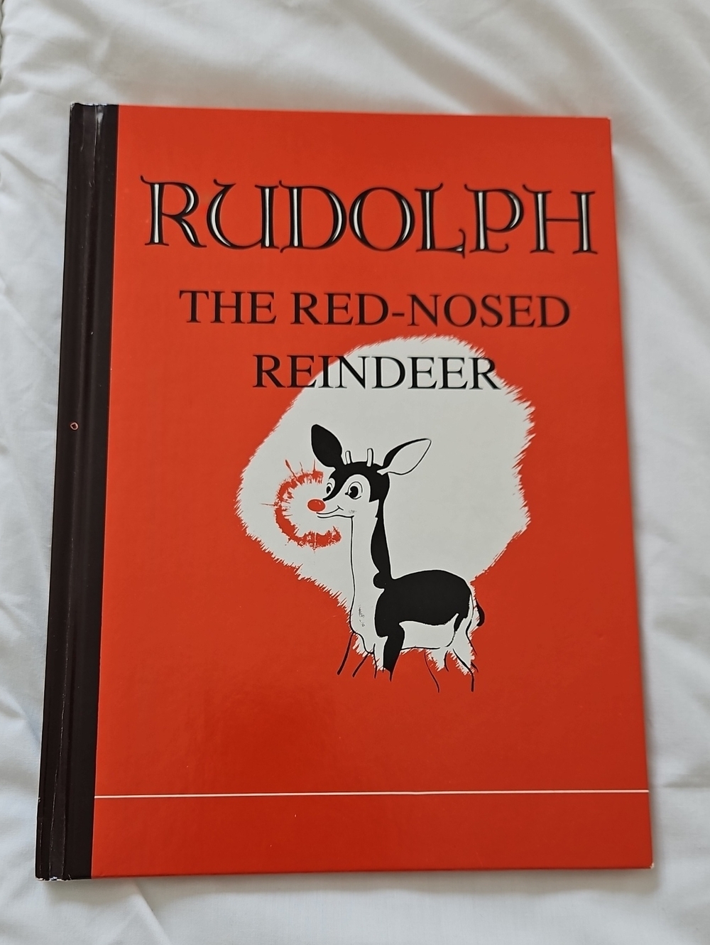 VINTAGE Rudolph the Red-Nosed Reindeer Book by Montgomery Ward
